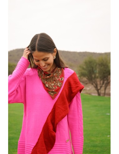 SWEATER CONEXIÓN FUCSIA VUELO ROJO