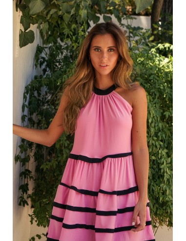 VESTIDO LUZ VIBRANT BENDITO CONSUELO ROSADO