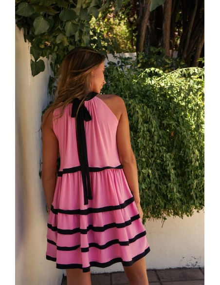 VESTIDO LUZ VIBRANT BENDITO CONSUELO ROSADO