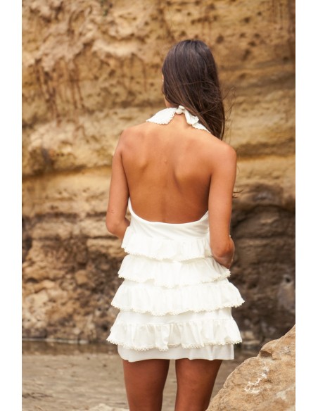 VESTIDO LUZ VIBRANT CIENCIA DEL ALMA BLANCO