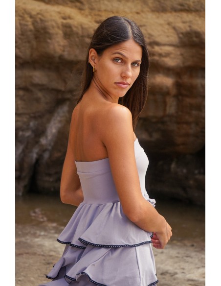 VESTIDO LUZ VIBRANT CAPACIDAD DE AMOR GRIS