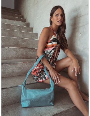 CARTERA LA TABLA ESMERALDA CELESTE...