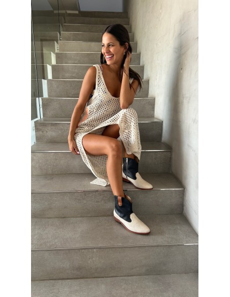 VAQUERAS LUZ VIBRANT NEGRO/BEIGE