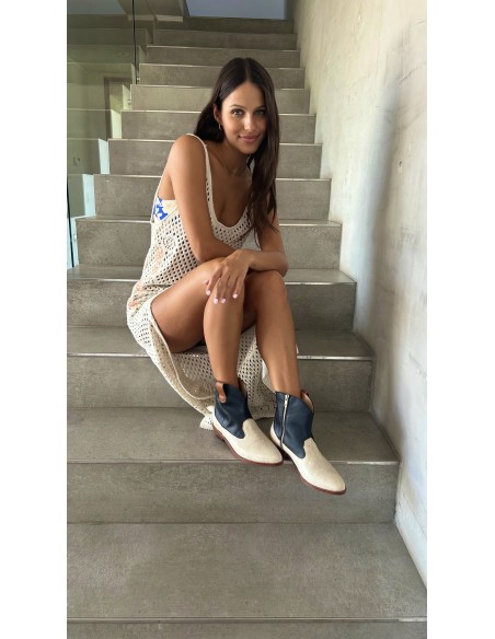 VAQUERAS LUZ VIBRANT NEGRO/BEIGE