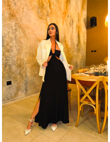 VESTIDO LARGO BOAMAR LAZULI BW0280