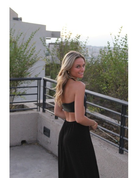 VESTIDO LARGO BOAMAR LAZULI BW0280