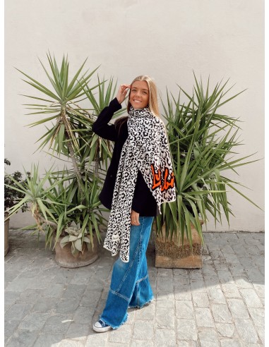 BUFANDA LUZ VIBRANT COQUETTE LEOPARDO...