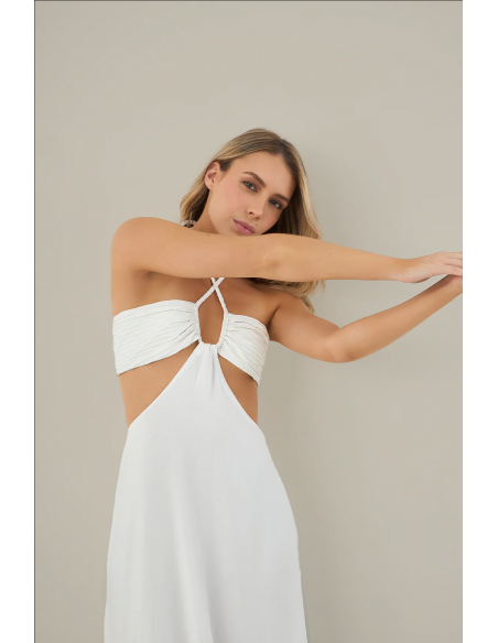 VESTIDO LARGO BOAMAR LAZULI BW0333