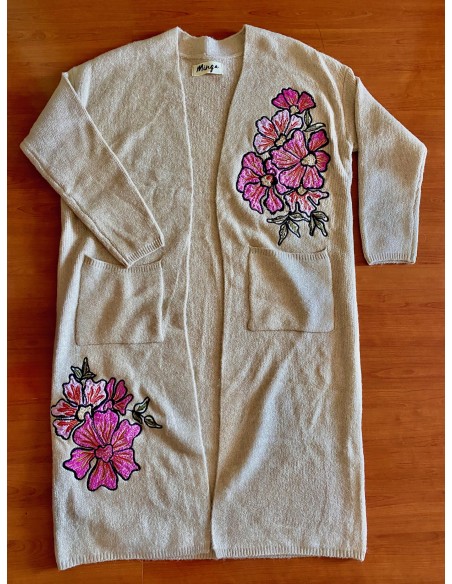 CÁRDIGAN MINGA LA-ROSE BEIGE
