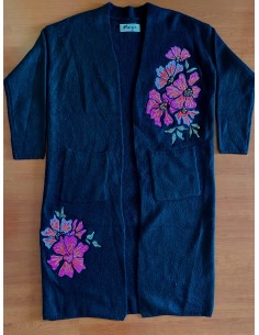 CÁRDIGAN MINGA LA-ROSE NEGRO