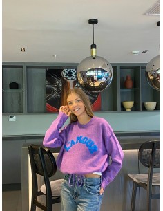 SWEATER MINGA L'AMOUR MORADO