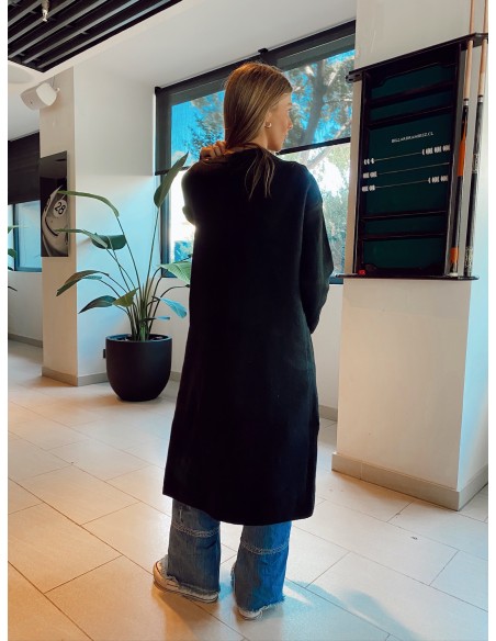 CÁRDIGAN MINGA LA-ROSE NEGRO