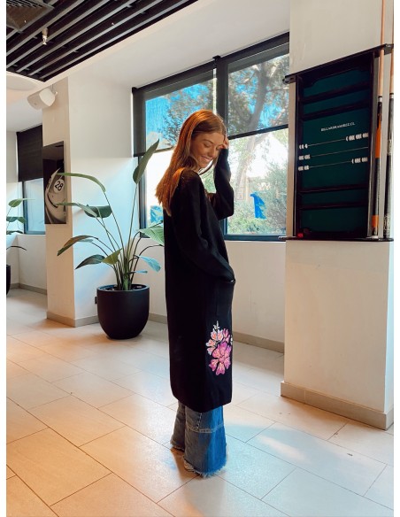 CÁRDIGAN MINGA LA-ROSE NEGRO