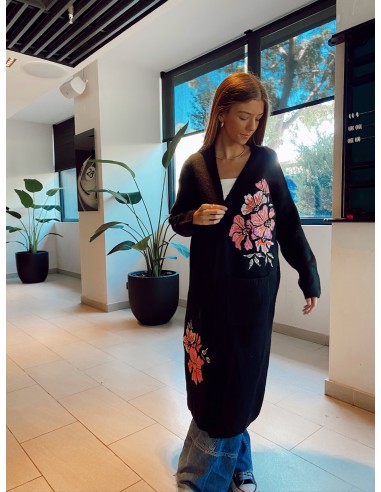 CÁRDIGAN MINGA LA-ROSE NEGRO