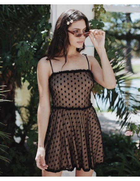 VESTIDO BISOVI NEW MOON NEGRO